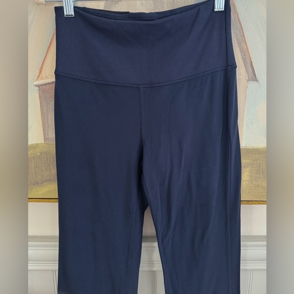 ATHLETA Studio Flare Pant Navy Blue Size Small - Picture 4 of 7